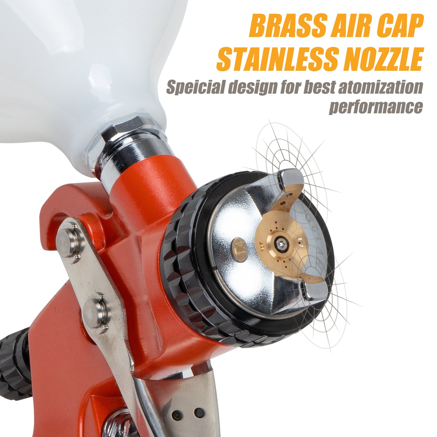Silvershadow Professional HVLP Touch Up Spray Gun SSS-X2